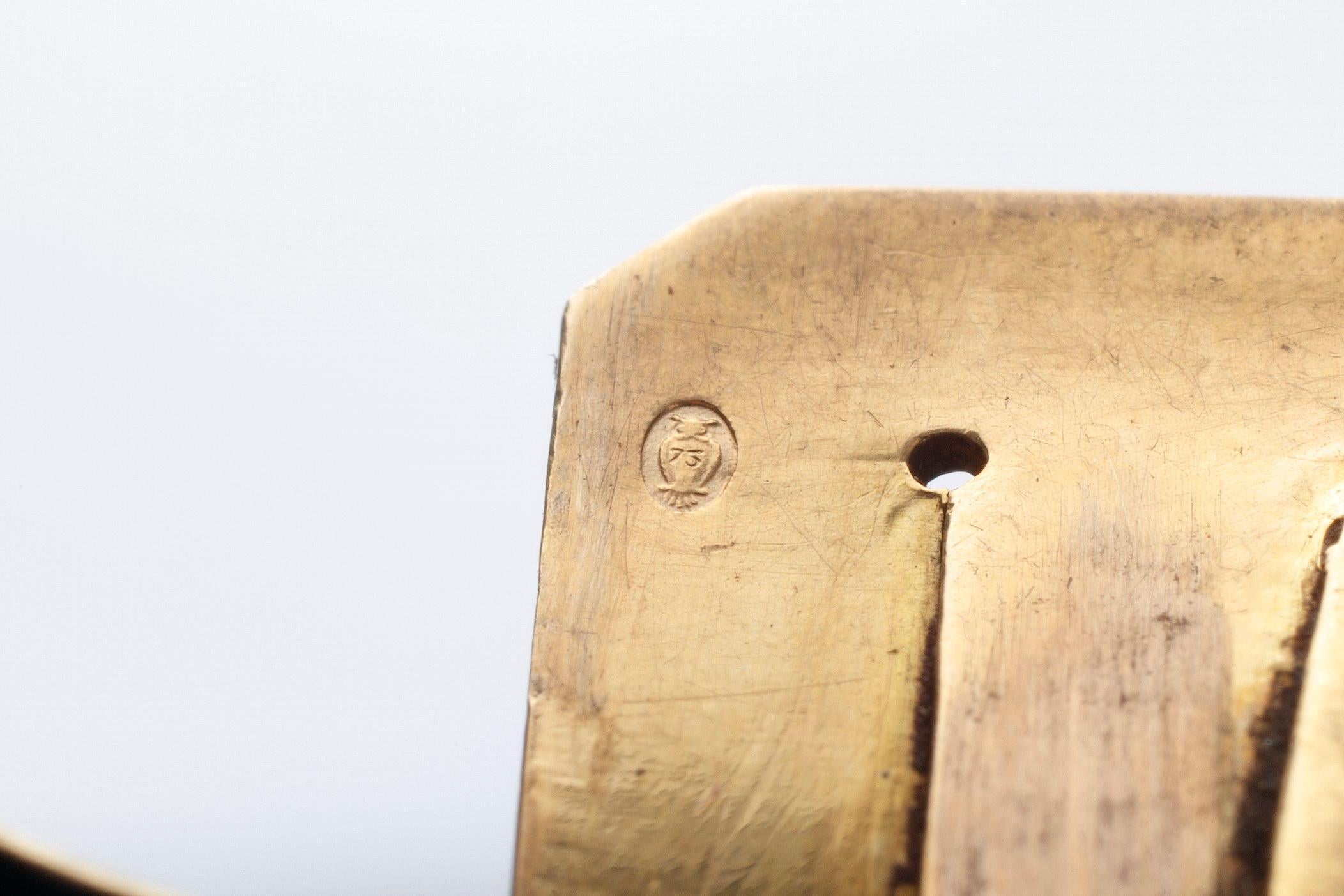 Miniatur-Armband aus Gold und Emaille, Bost, 19. Jahrhundert im Angebot 12