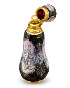 Gold and Enamel Scent Bottle