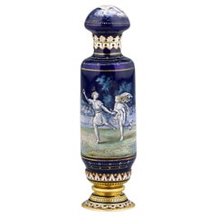 Gold and Enamel Scent Bottle