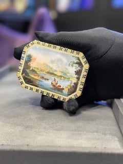 Gold and Enamel Snuff Box by Richter