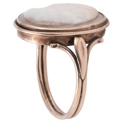 Gold and Hardstone Cameo Ring