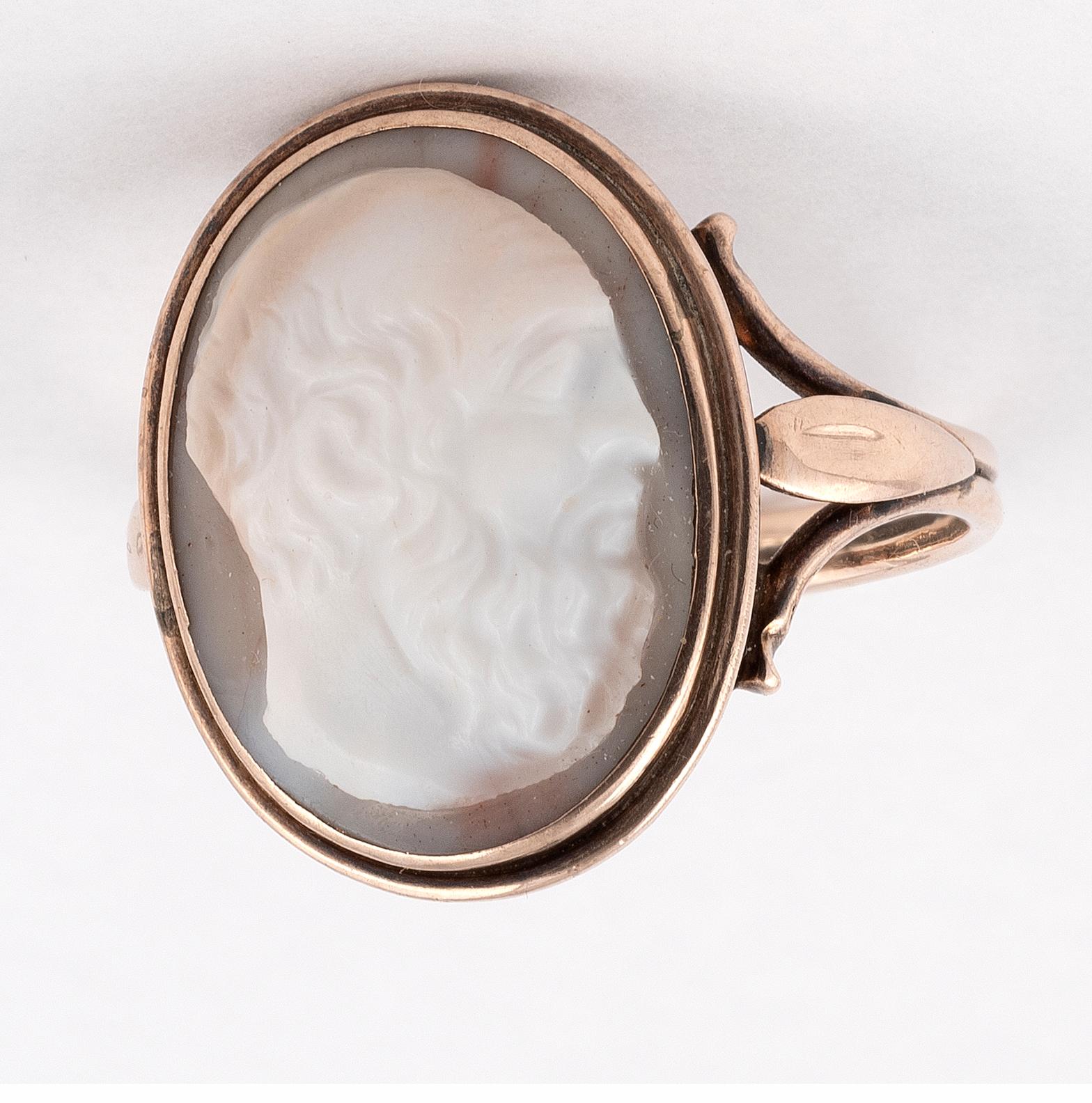 gold cameo rings for sale
