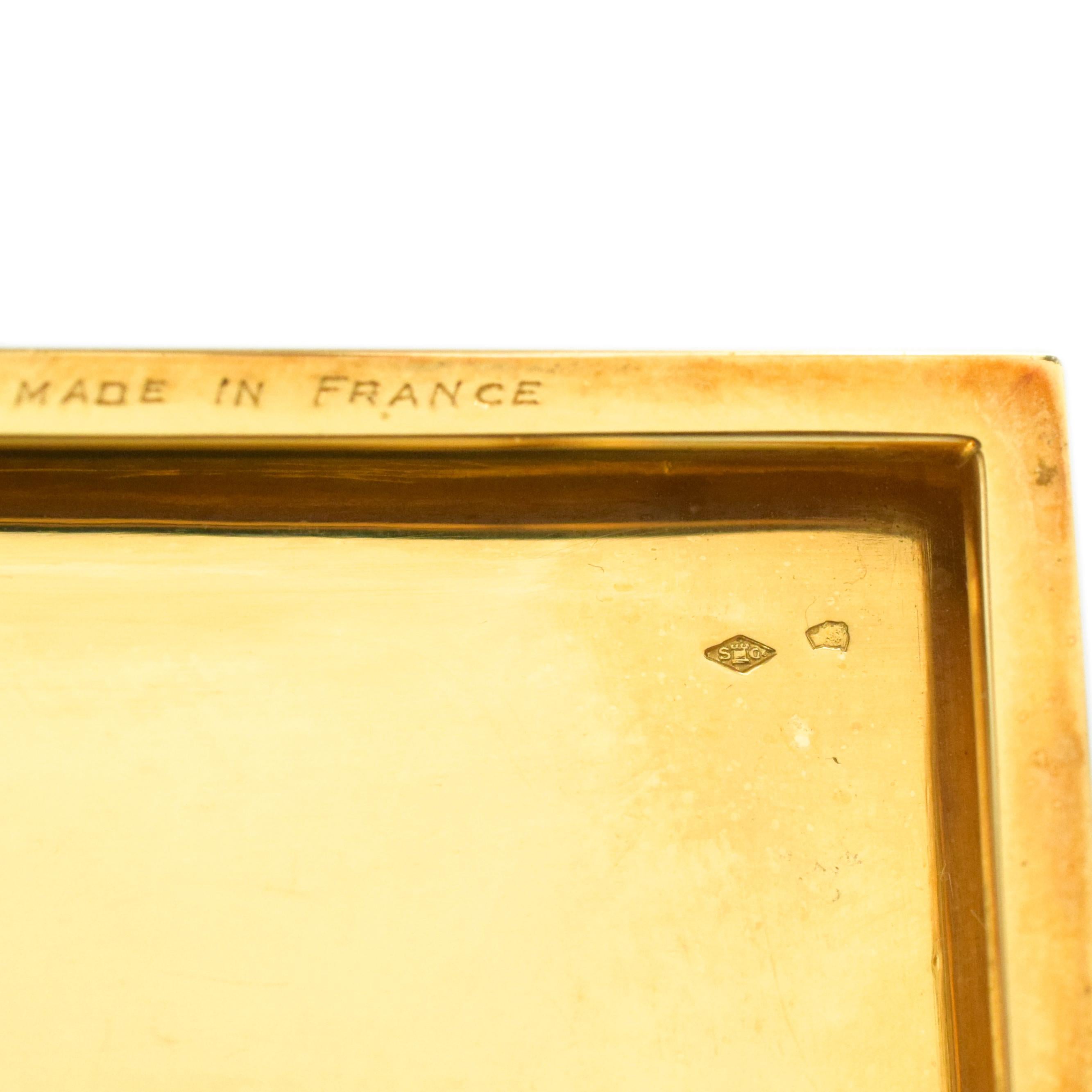 Gold And Leather Case, J.  Schlumberger For Tiffany & Co. For Sale 4