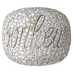 Gold and Platinum and Diamond 
Bonheur
 Ring