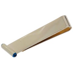 Gold and Sapphire Cartier Money Clip
