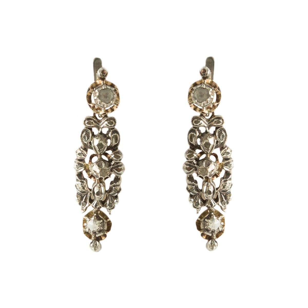earrings in the 1800s