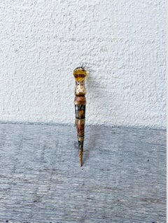 Gold and Sterling Silver Victorian Scottish Dirk Pin