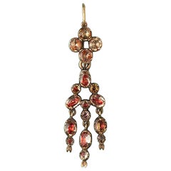 Gold and Topaz Pendant