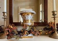 Gold and White Paris Porcelain Urn