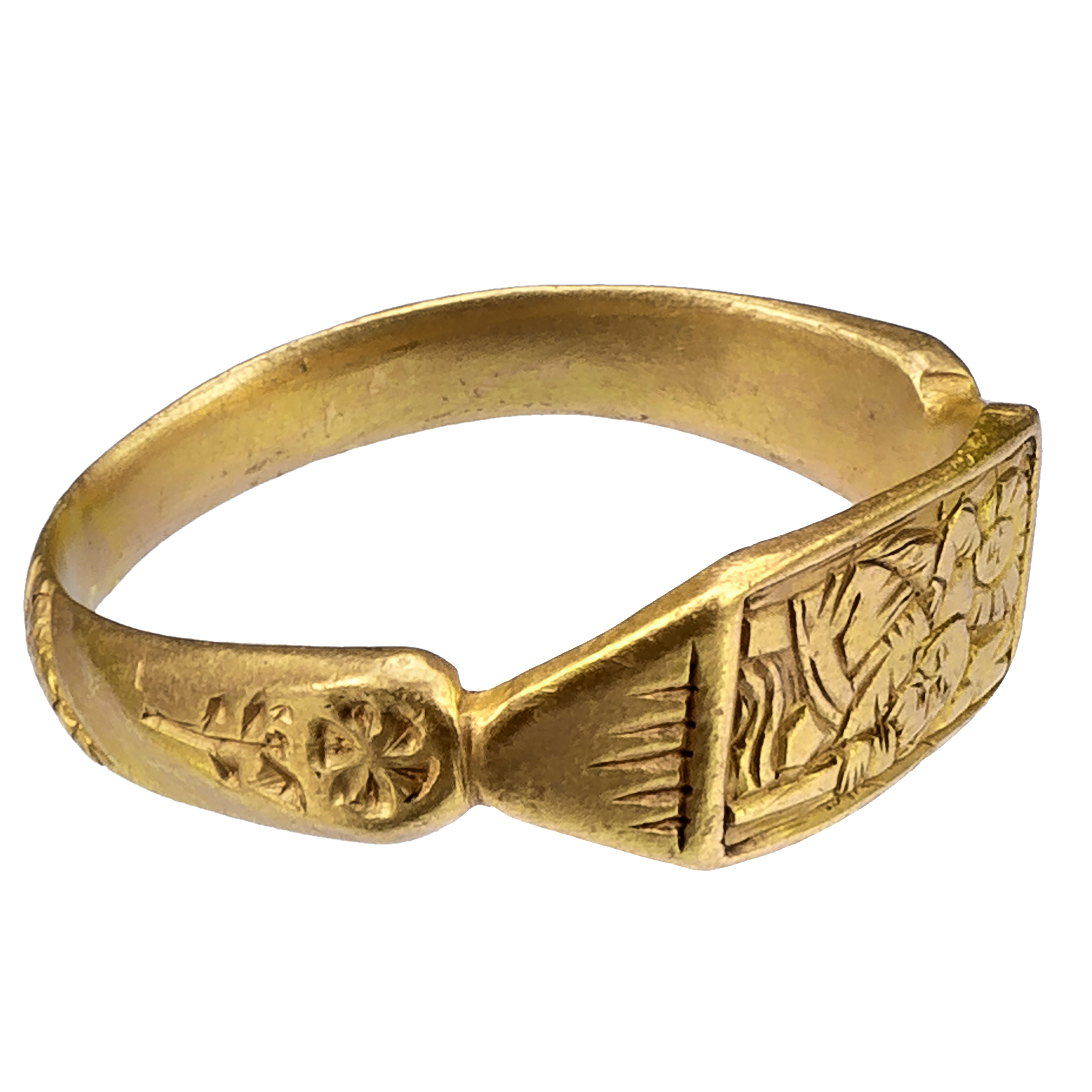 bronze ring mittelalter