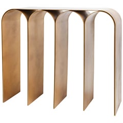 Gold Arch Console by Pietro Franceschini