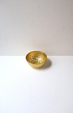 Bol en verre d'art doré