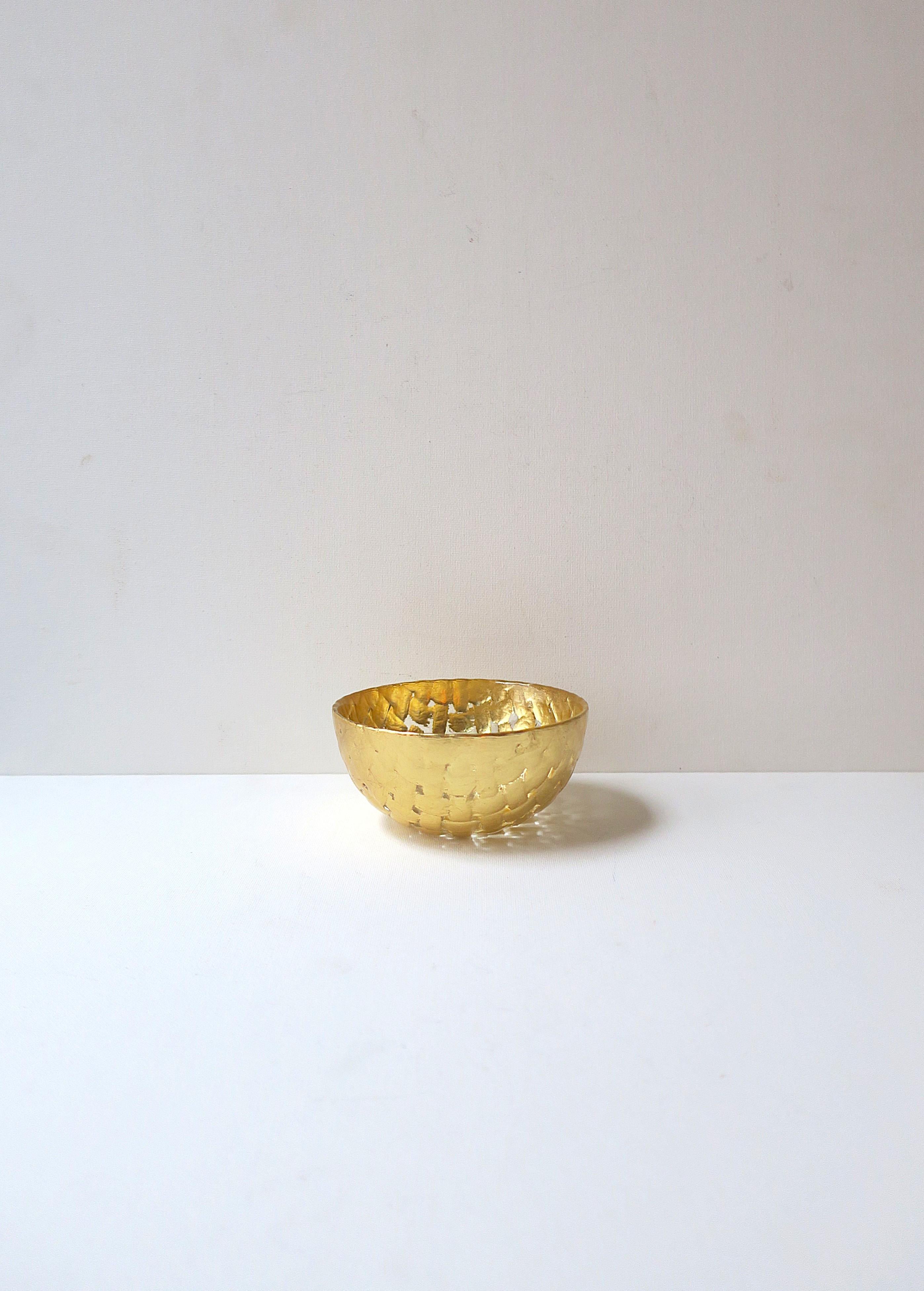 Turco Ciotola in vetro artistico oro in vendita