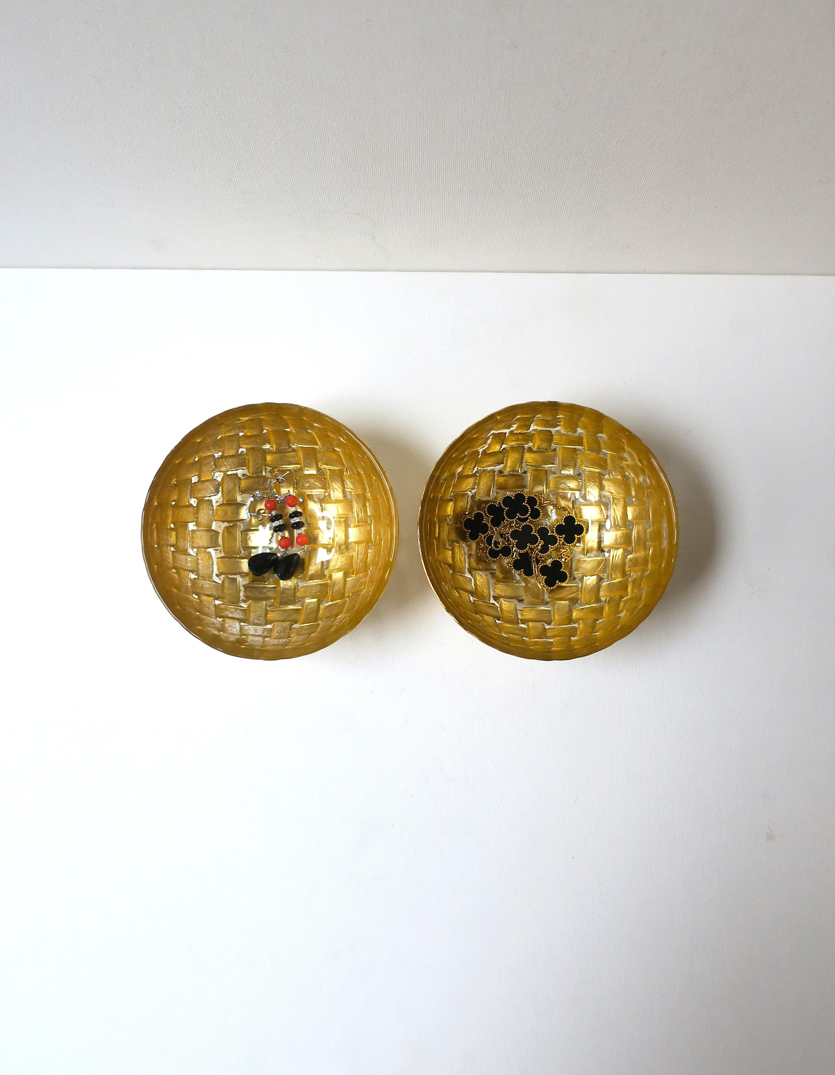 Ciotola in vetro artistico oro in vendita 2