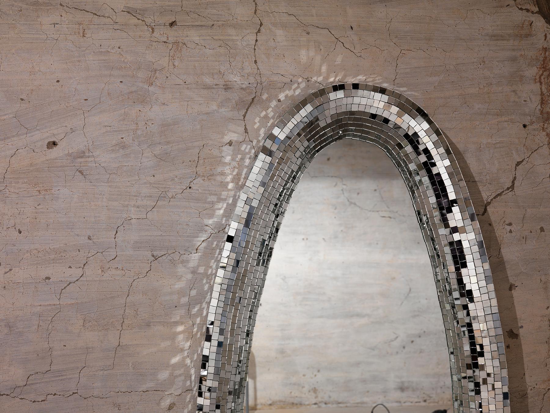 Moderne Miroir Atollo en or de Davide Medri en vente