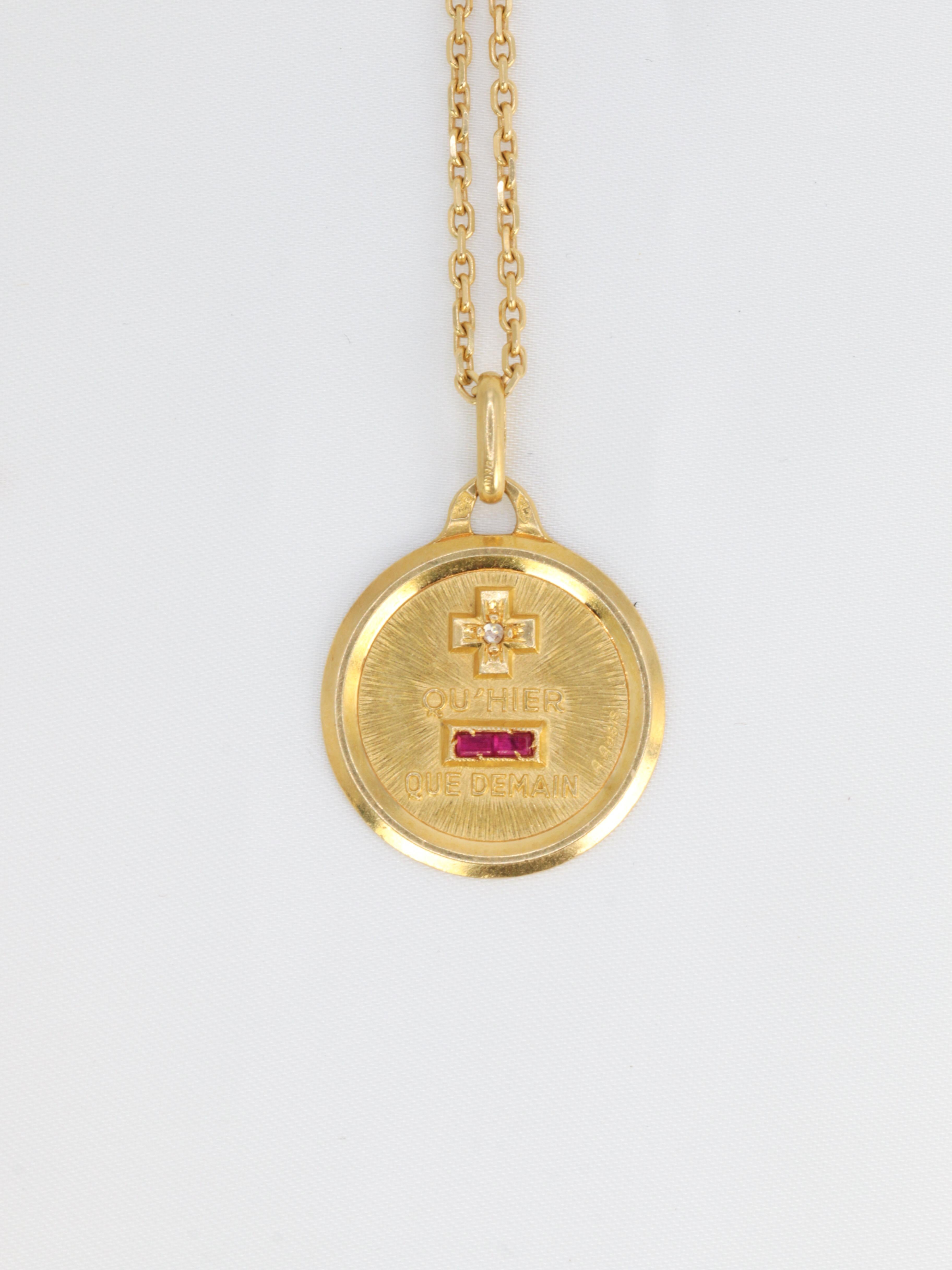 trinidad gold pendant