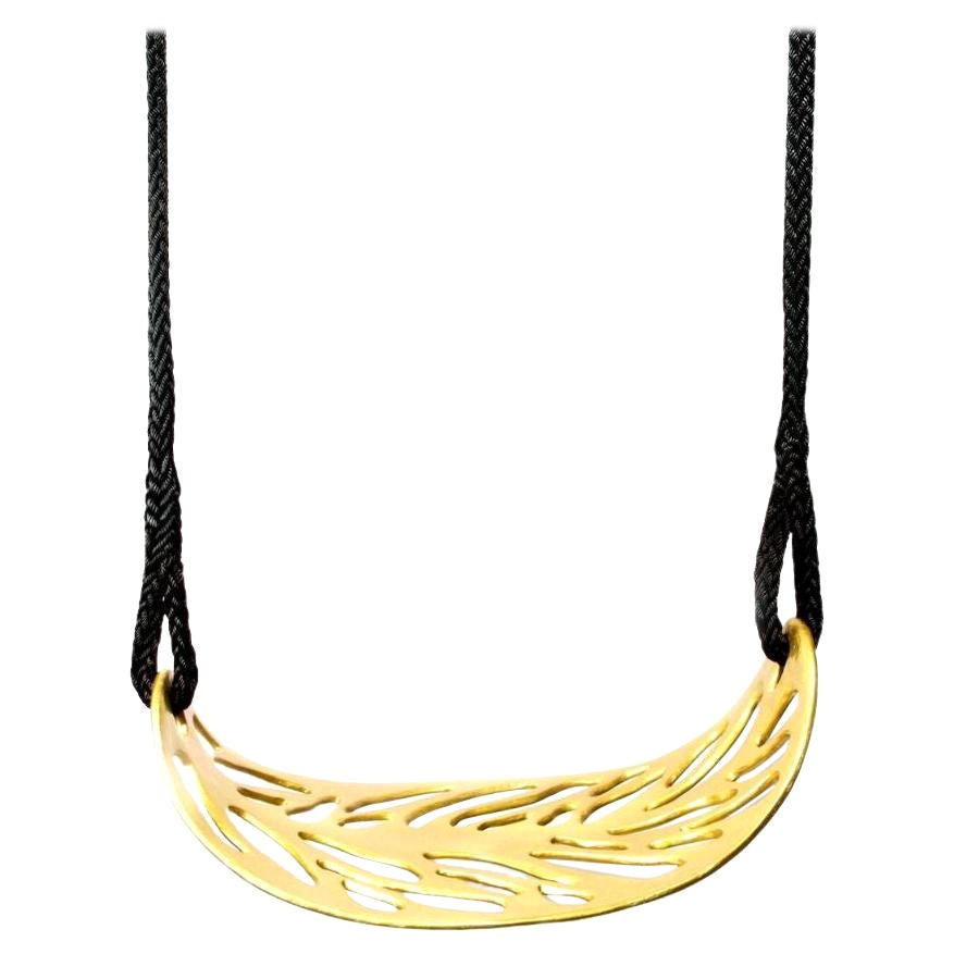 Gold Autoumn Leaf Swing by Veronica Mar For Sale