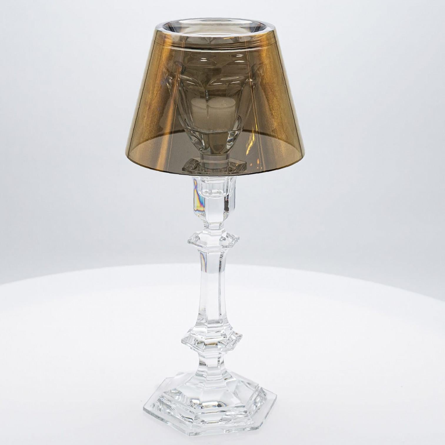 Gold Baccarat Harcourt Our Fire Kerzenständer von Philippe Starck, Frankreich (Handgefertigt) im Angebot