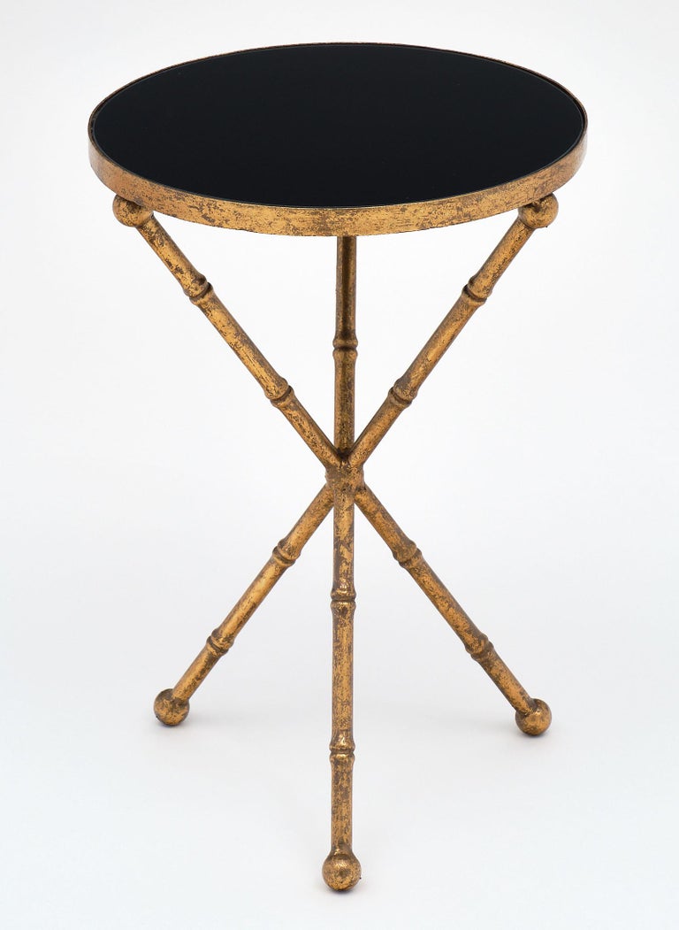 Gold Bamboo Tripod Tables at 1stDibs gold tripod table