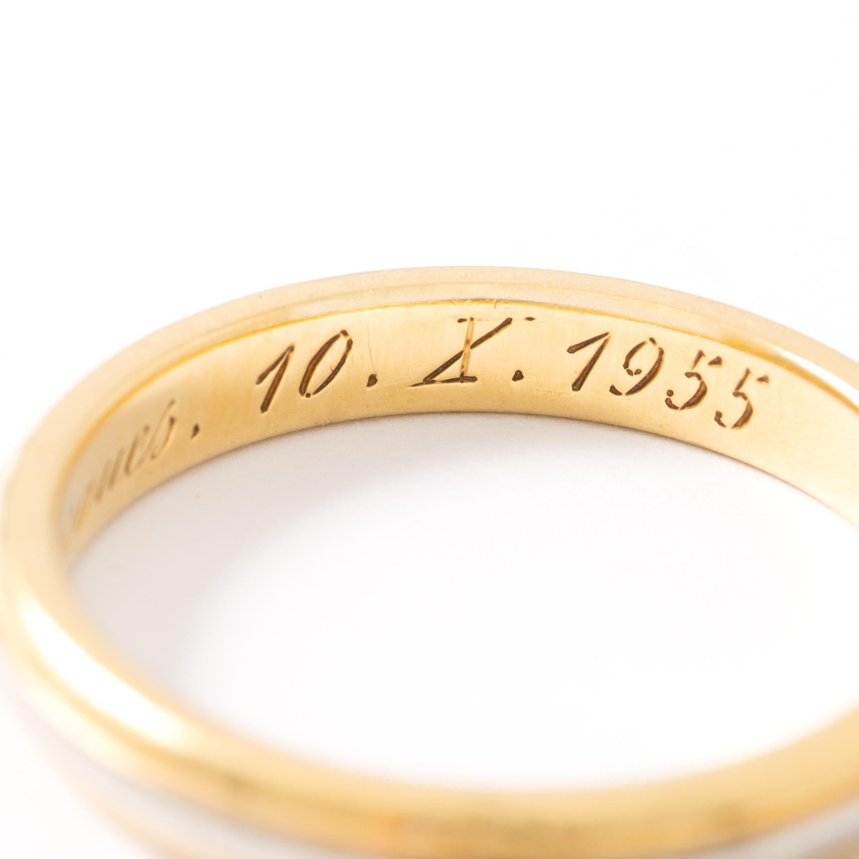 Women's or Men's Gold Band Ring For Sale