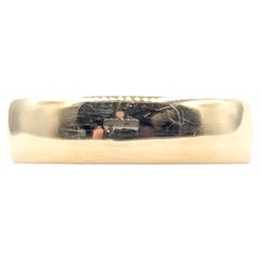 Goldband Ring aus 14k Gelbgold