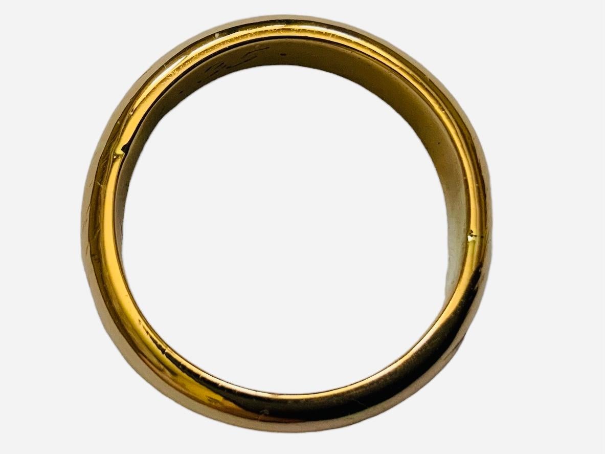  Gold Band Wedding Ring For Sale 3