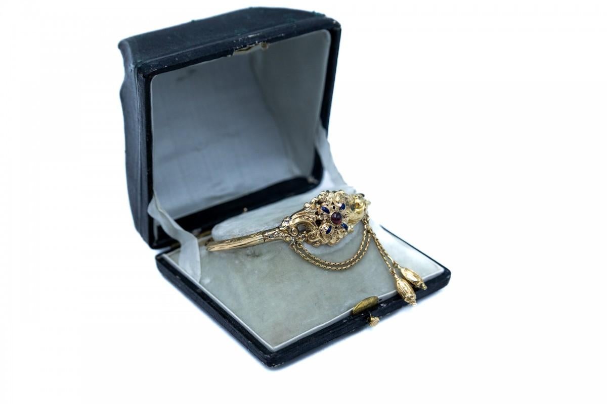 Bracelet jonc en or avec une bourse et un e-mail, Suède, 1849 en vente 3