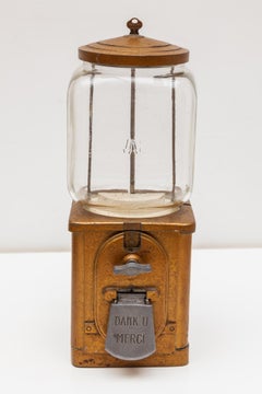 Gold Bar Counter Candy Dispenser, Machine, 1960s by Elvaco Belgium