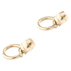 Gold Barrel Cufflinks 1950S