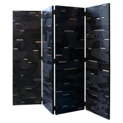 Gold / Black Room Divider