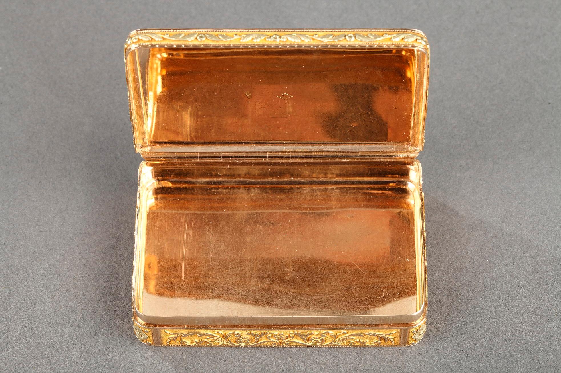 Gold Box, Early 19th Century, Restauration For Sale 6
