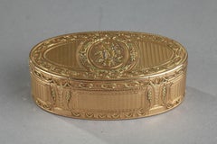 Gold box of Louis XVI period