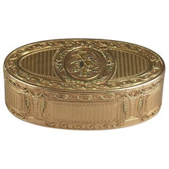 Scatola d'oro del periodo Luigi XVI