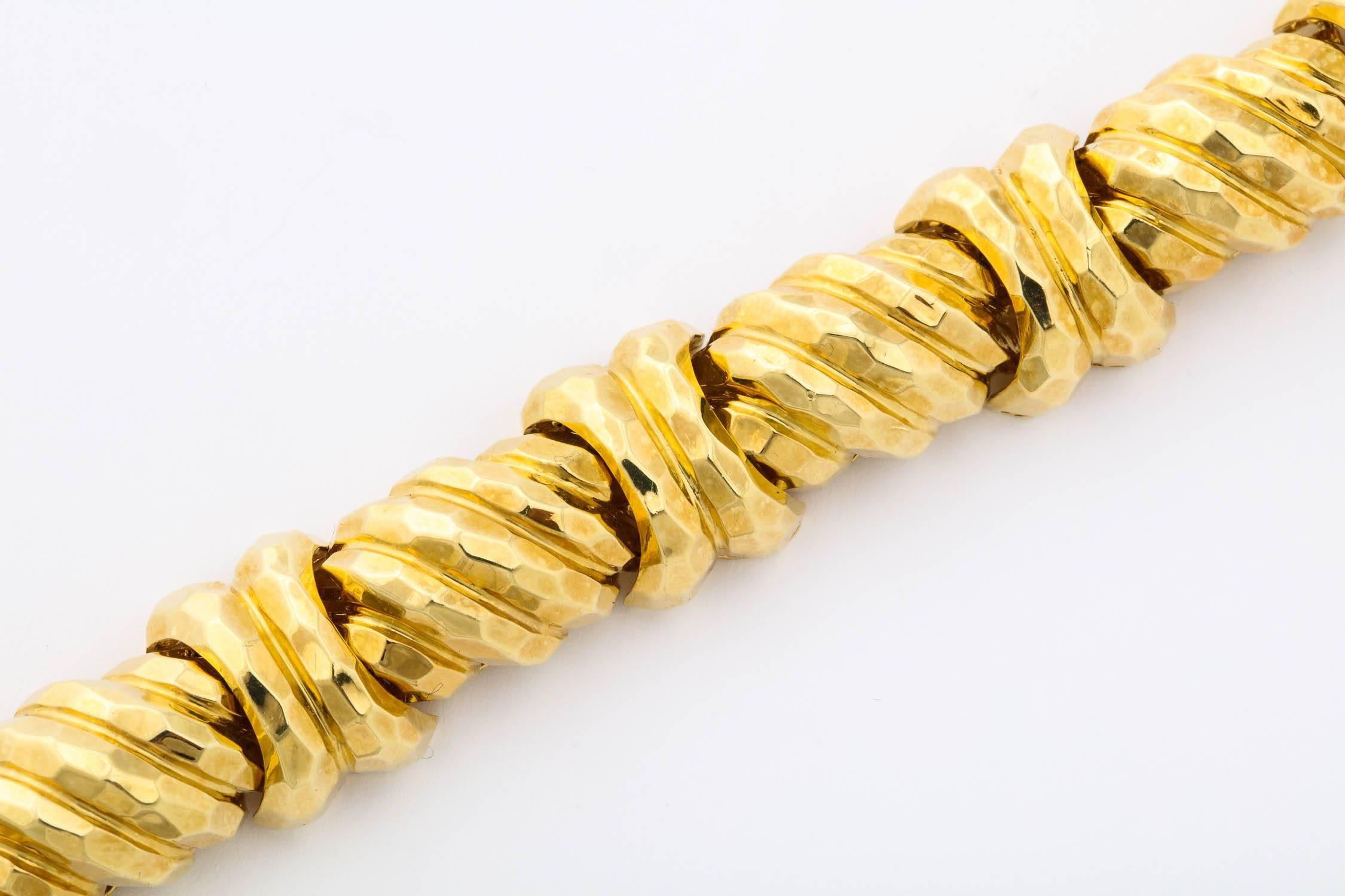 Contemporary Gold Bracelet by Henry Dunay