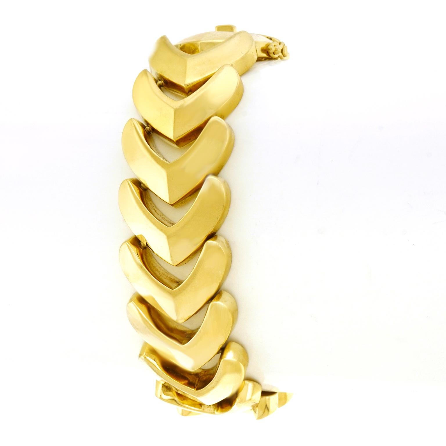 Kurz of Zurich 1960s Gold Bracelet 5