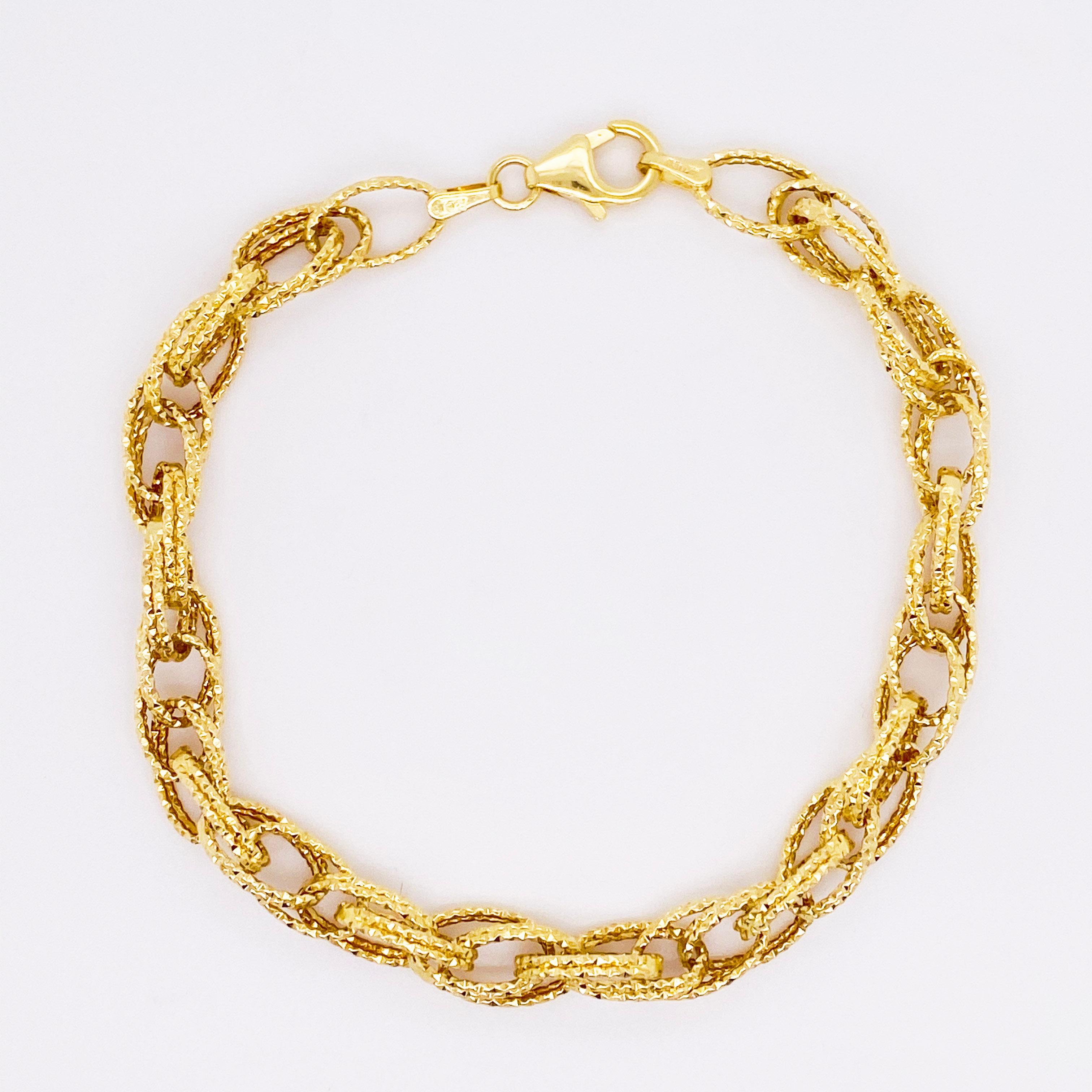 gold sparkle bracelet