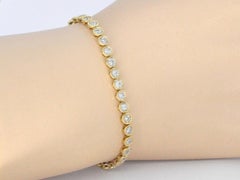 14K Gold Tennis Bracelet with 1.60ct Brilliant Cut Diamonds, New