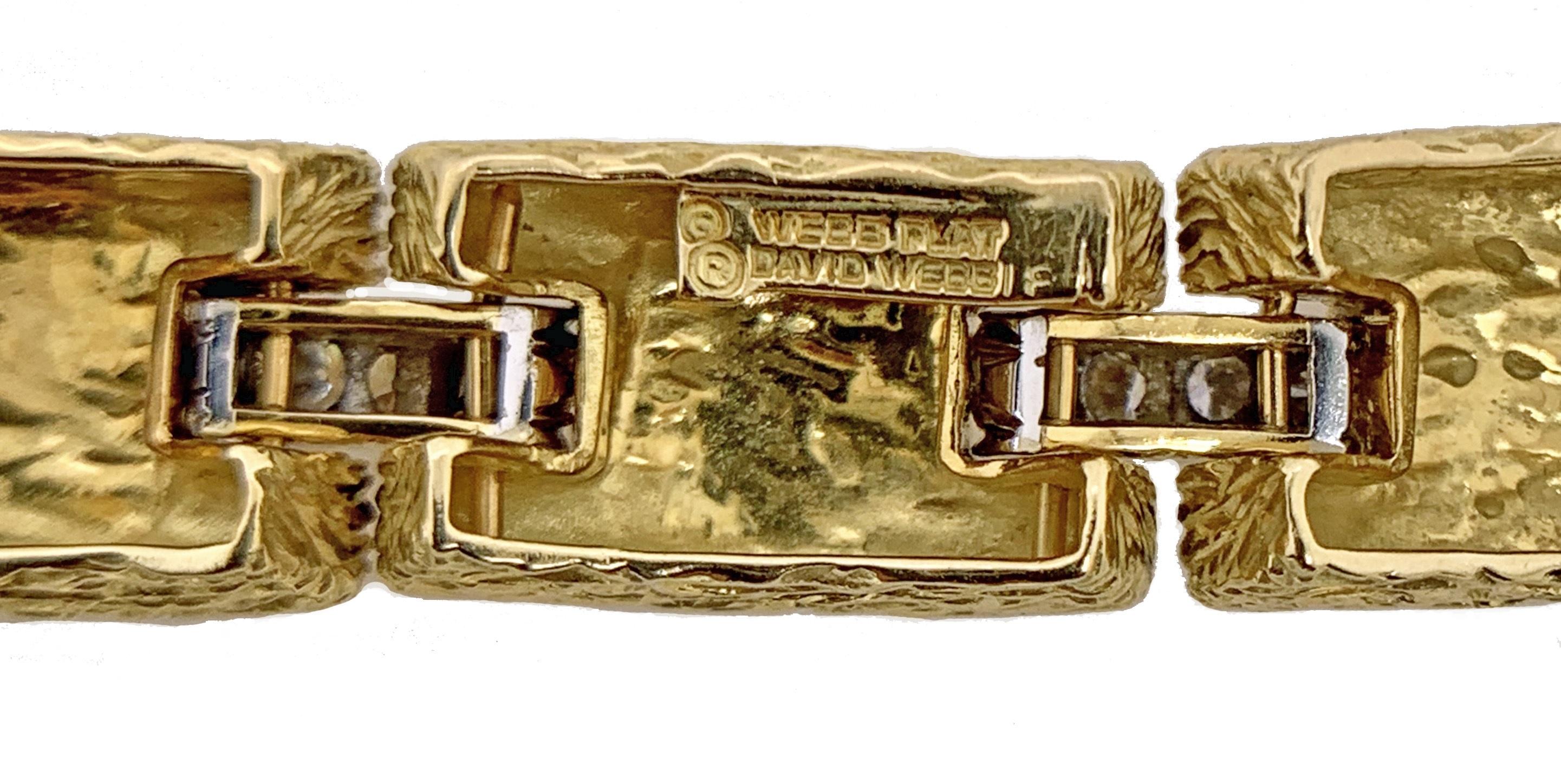 Women's Gold Bracelet with Diamond by David Webb