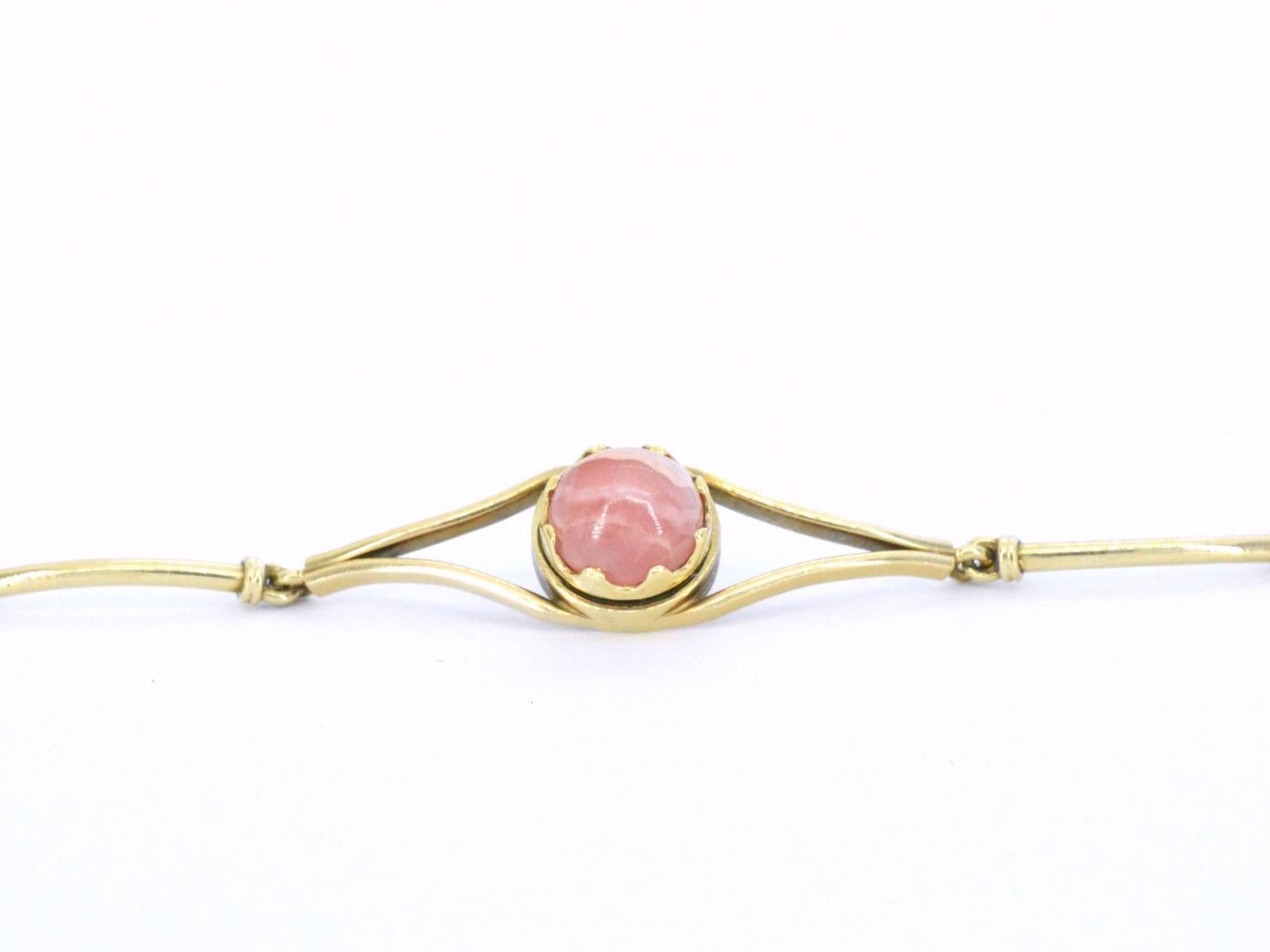 Gold Bracelet with Interchangeable Gemstones In Excellent Condition For Sale In AMSTELVEEN, NH