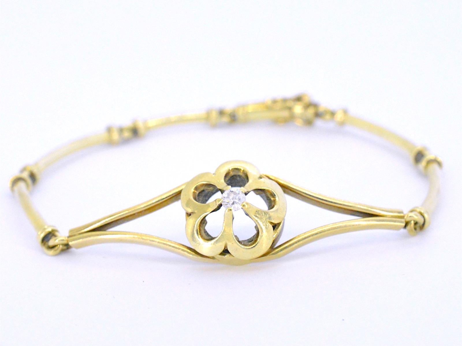 Women's Gold Bracelet with Interchangeable Gemstones For Sale