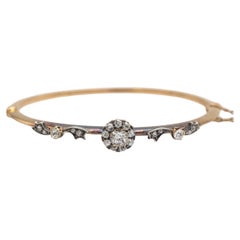 Gold bracelet with Old European cut diamonds 1.40ct.