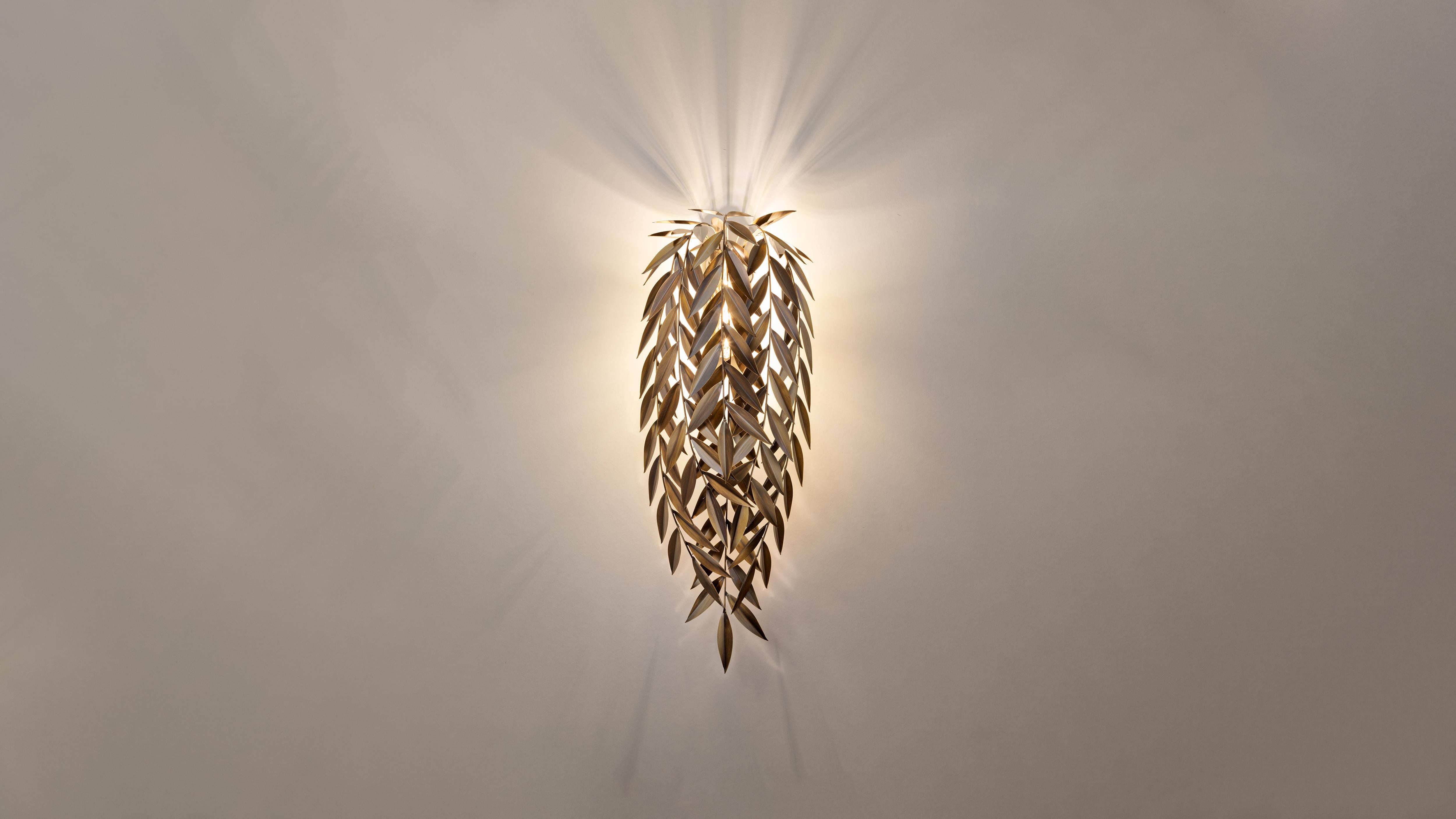 Other Gold Brass Azores Wall Lamp by InsidherLand For Sale