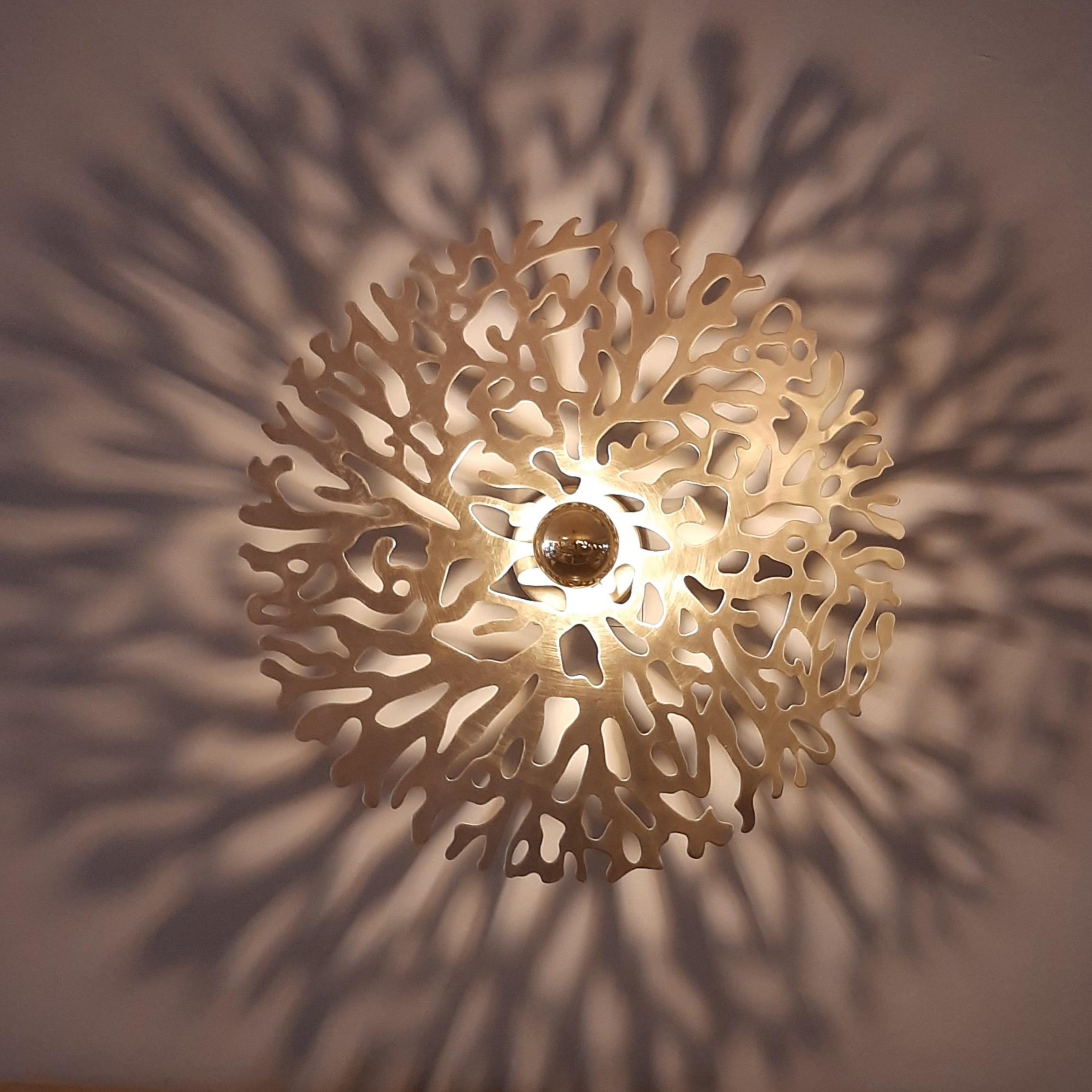 Aplique de latón dorado - Gaetano Corail, Ø 50 cm Marroquí en venta