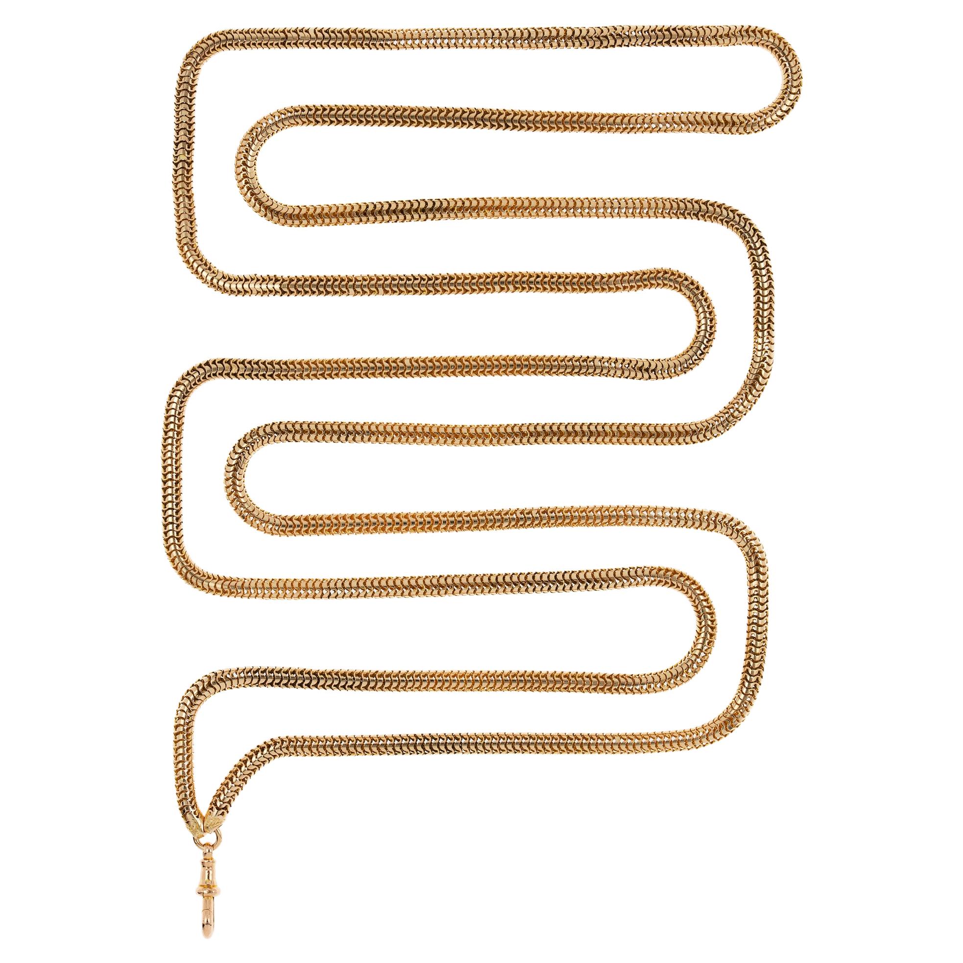 Gold Brazilian Snake Chain