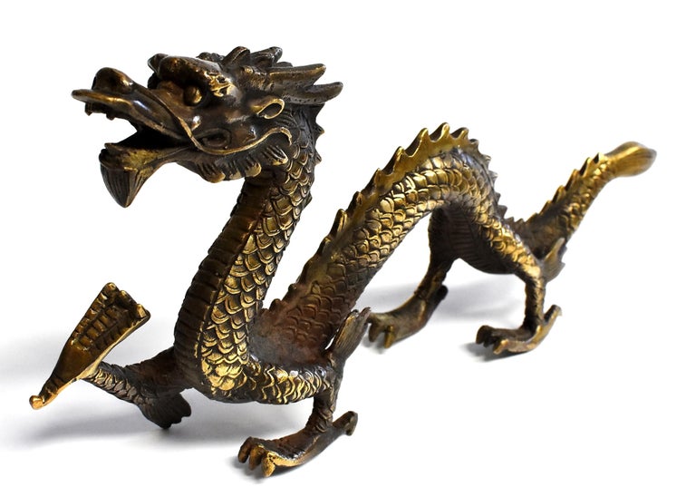 Gold Bronze Dragon For Sale at 1stdibs