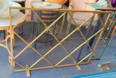 Brush Gold Fire Screen