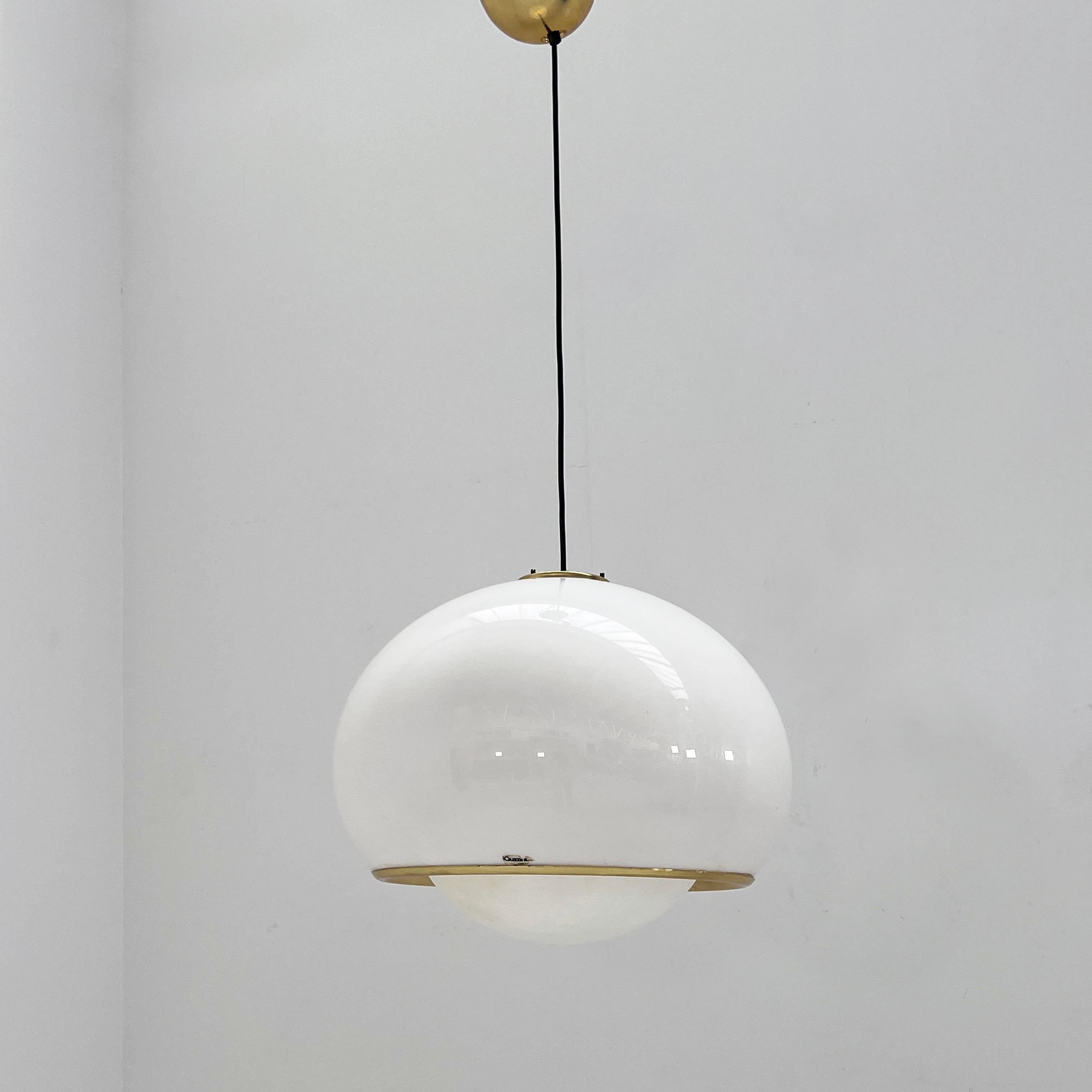 Lampada a sospensione Gold Bud di Studio 6G per Guzzini, anni '70 1