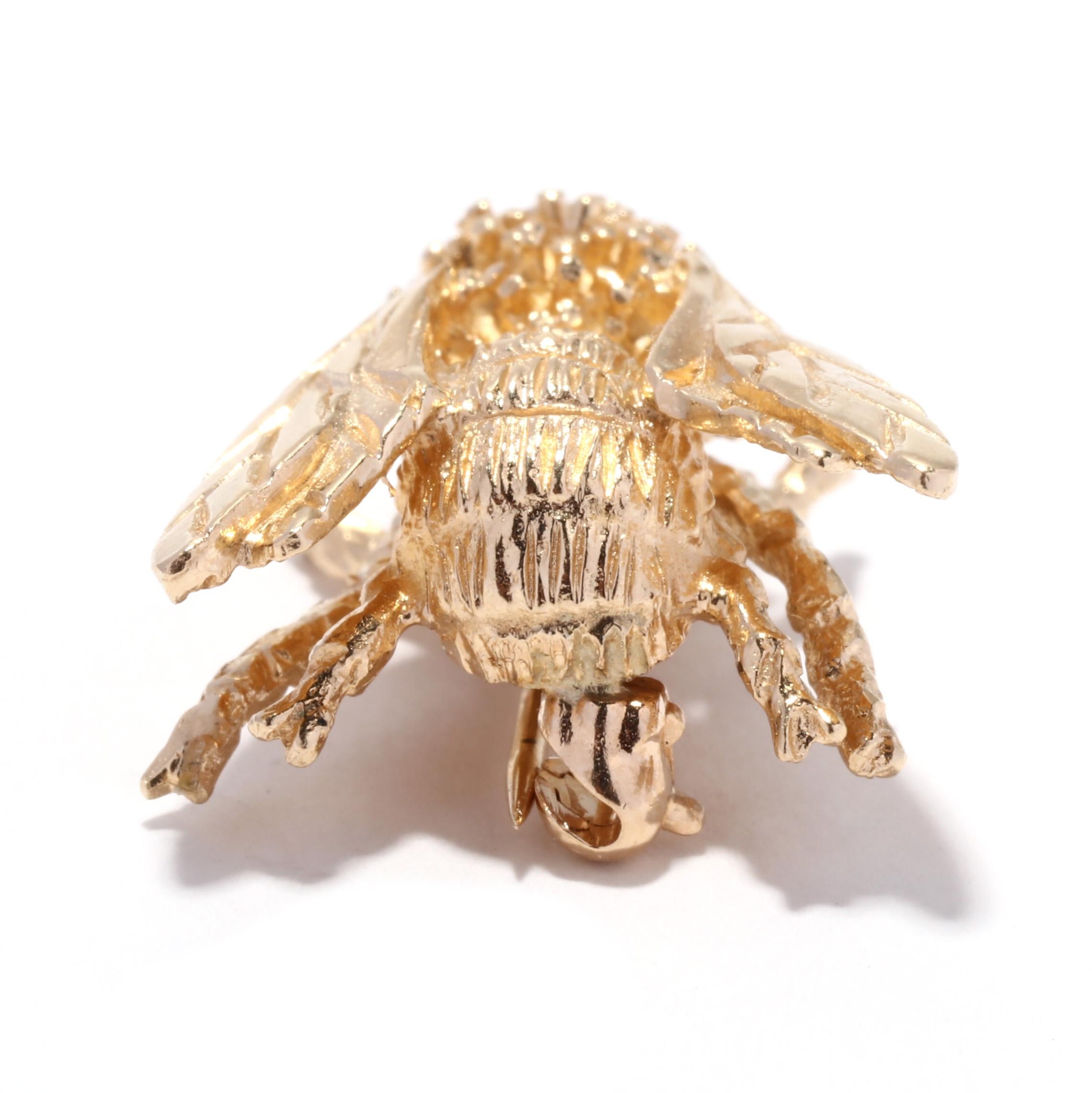 vintage bumble bee brooch