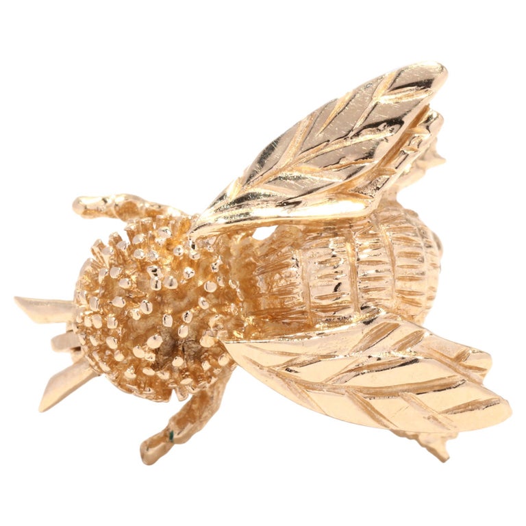 Bee Brooches - 147 For Sale on 1stDibs | vintage bee brooch, gold bee brooch,  bumble bee brooch