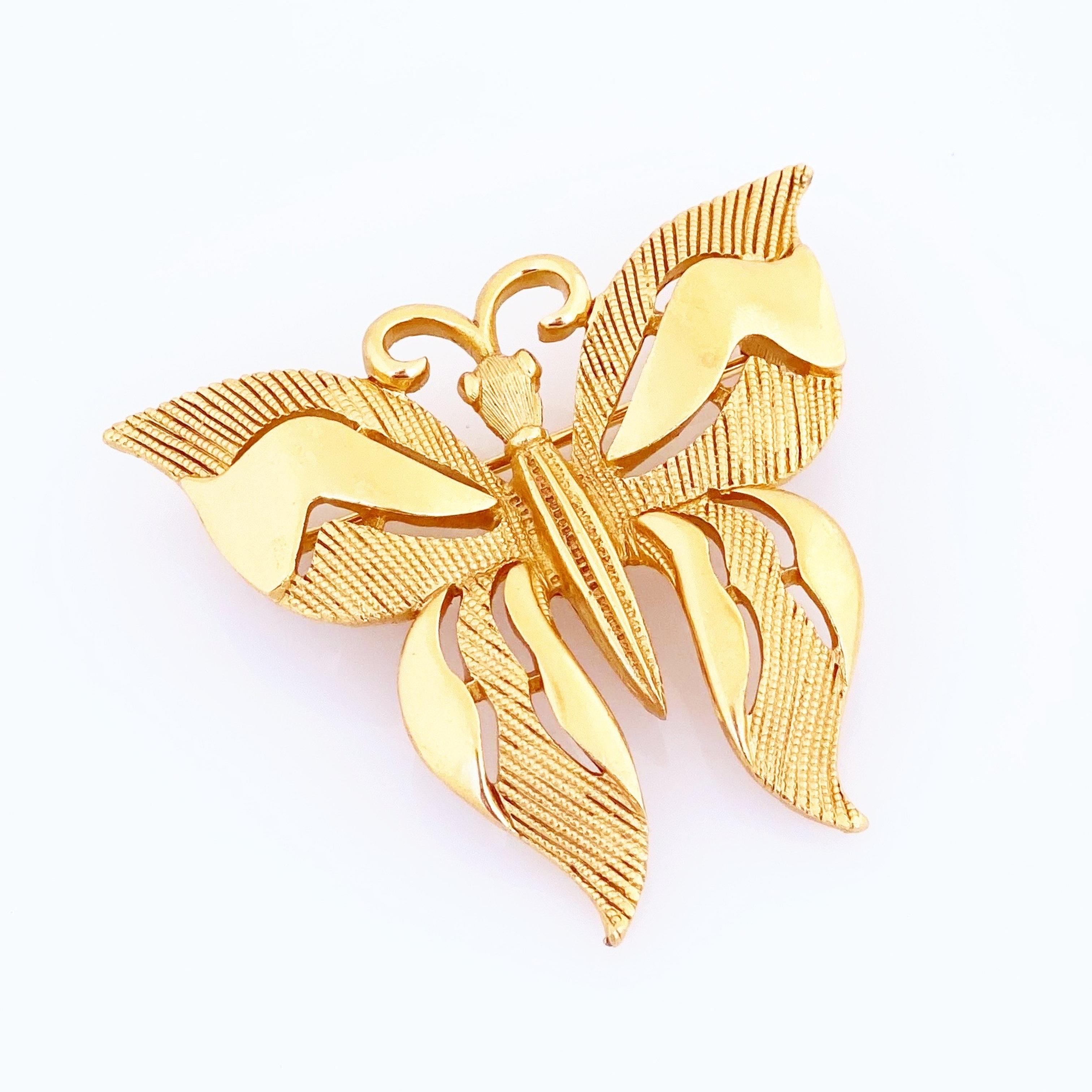gold butterfly crown